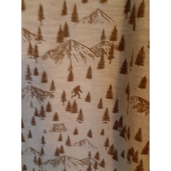 Roundtree & Yorke Cotton Modal Blend Novelty Sasquath Polo Shirt XL NEW Beige - Picture 2 of 4